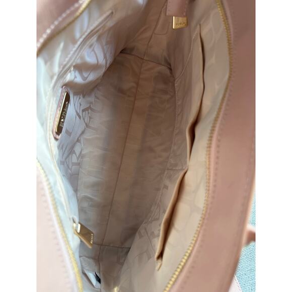 Furla Agata Medium Saffiano Leather Satchel with Strap Light Pink - Picture 12 of 16